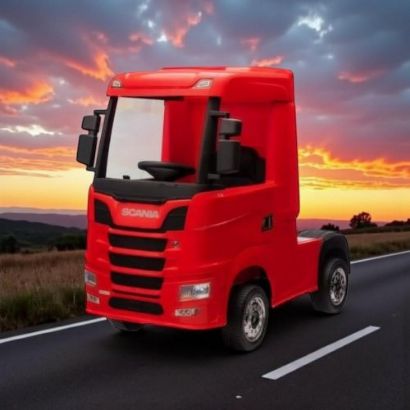 صورة شاحنة سحب سكينيا كهربائية للأطفال ببطارية